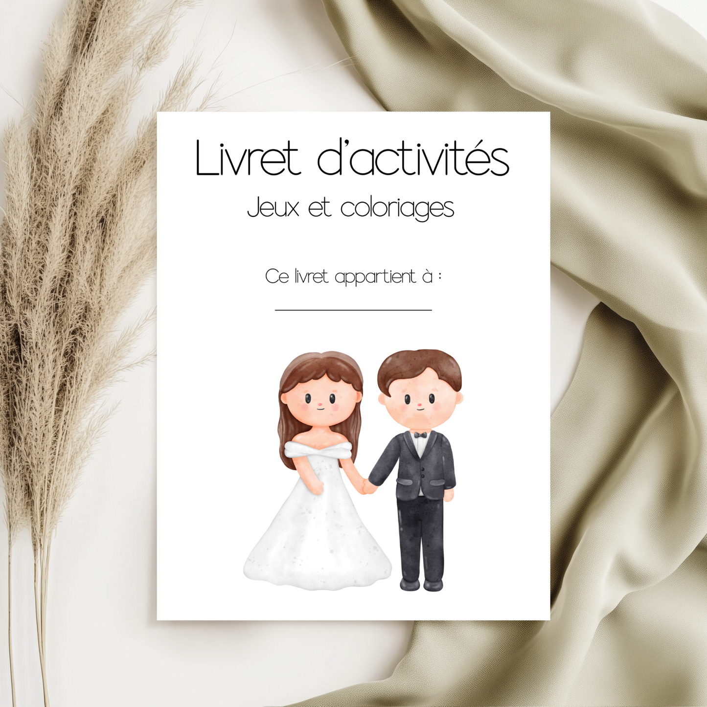 Livret d'activités Mariage