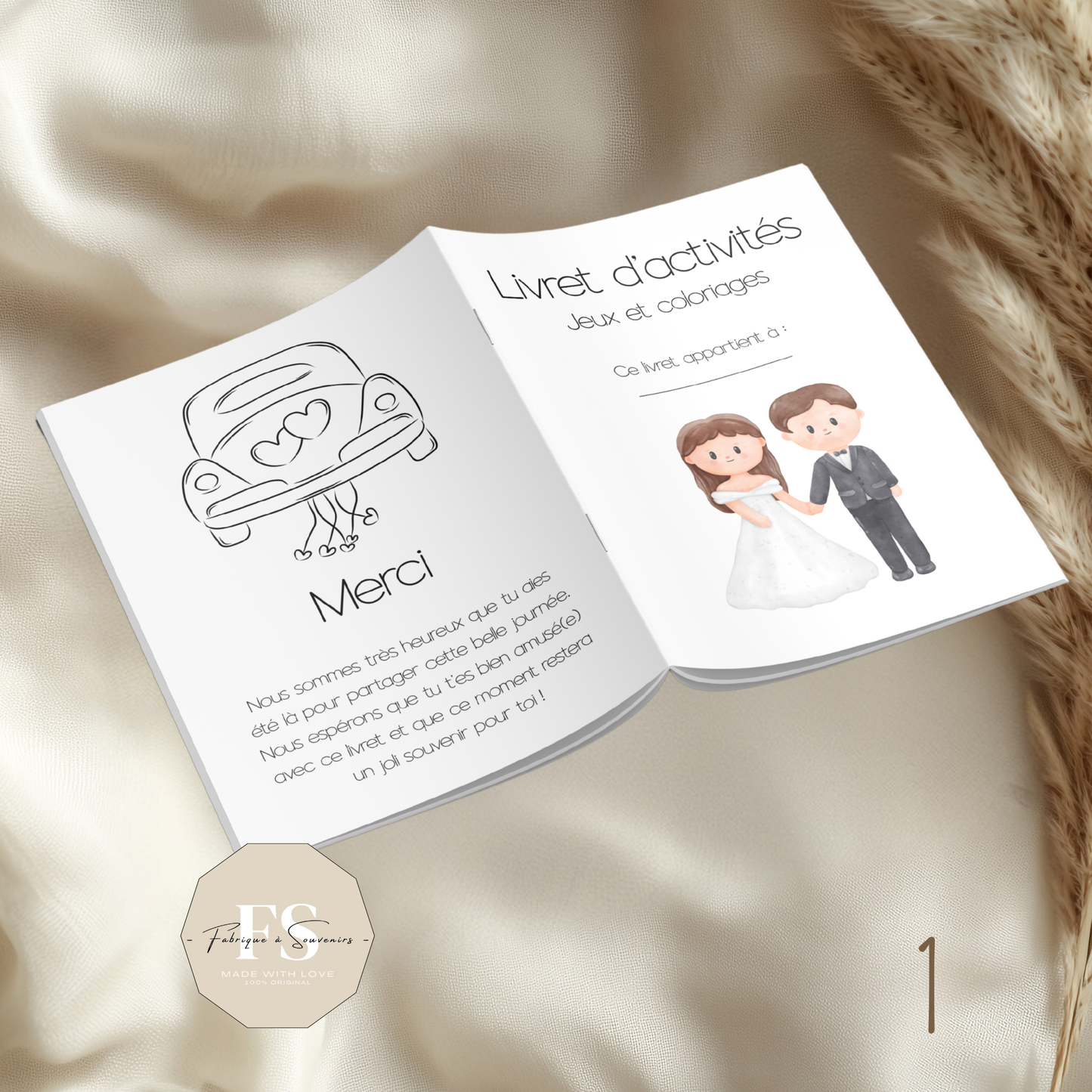 Livret d'activités Mariage