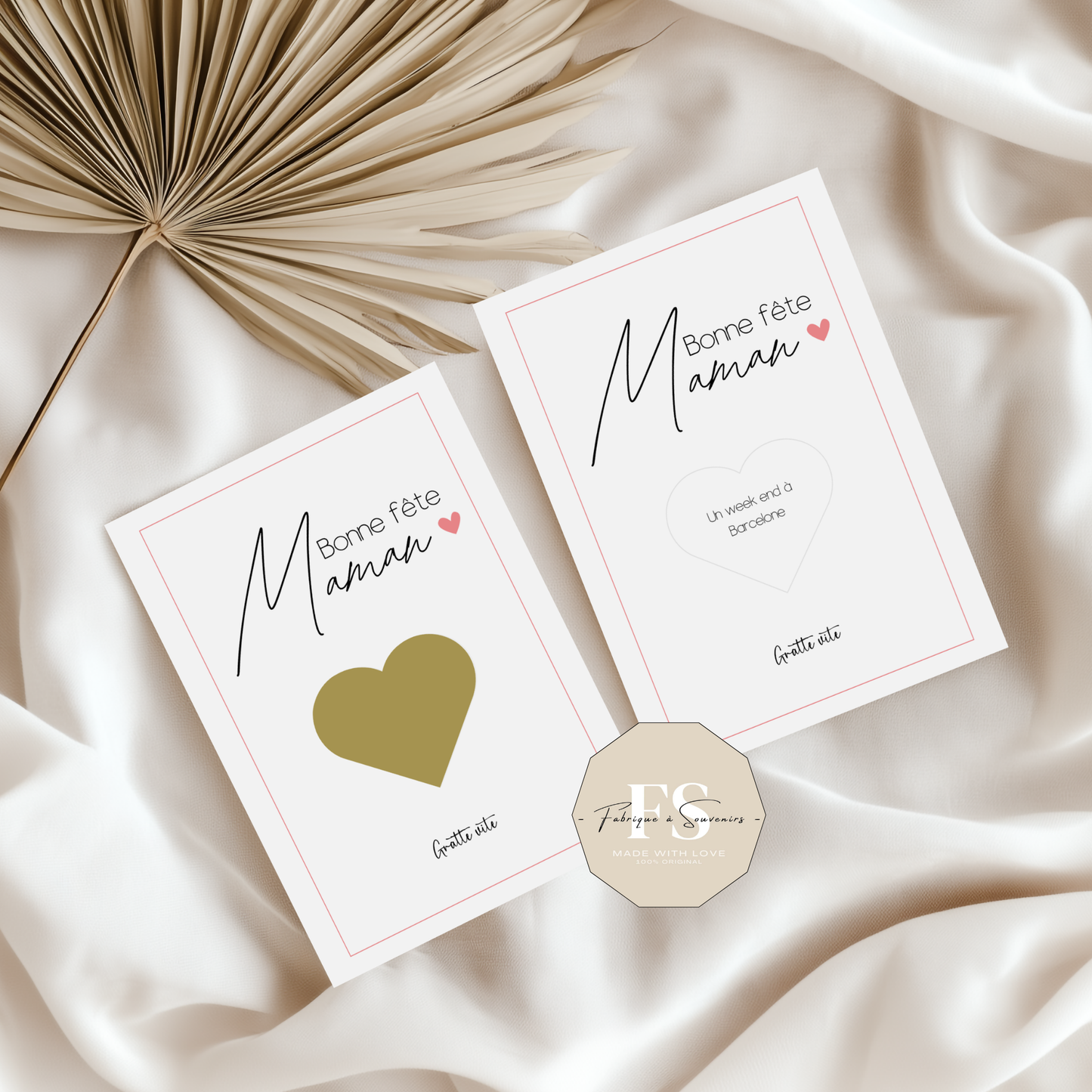 Carte à gratter Fête des mères