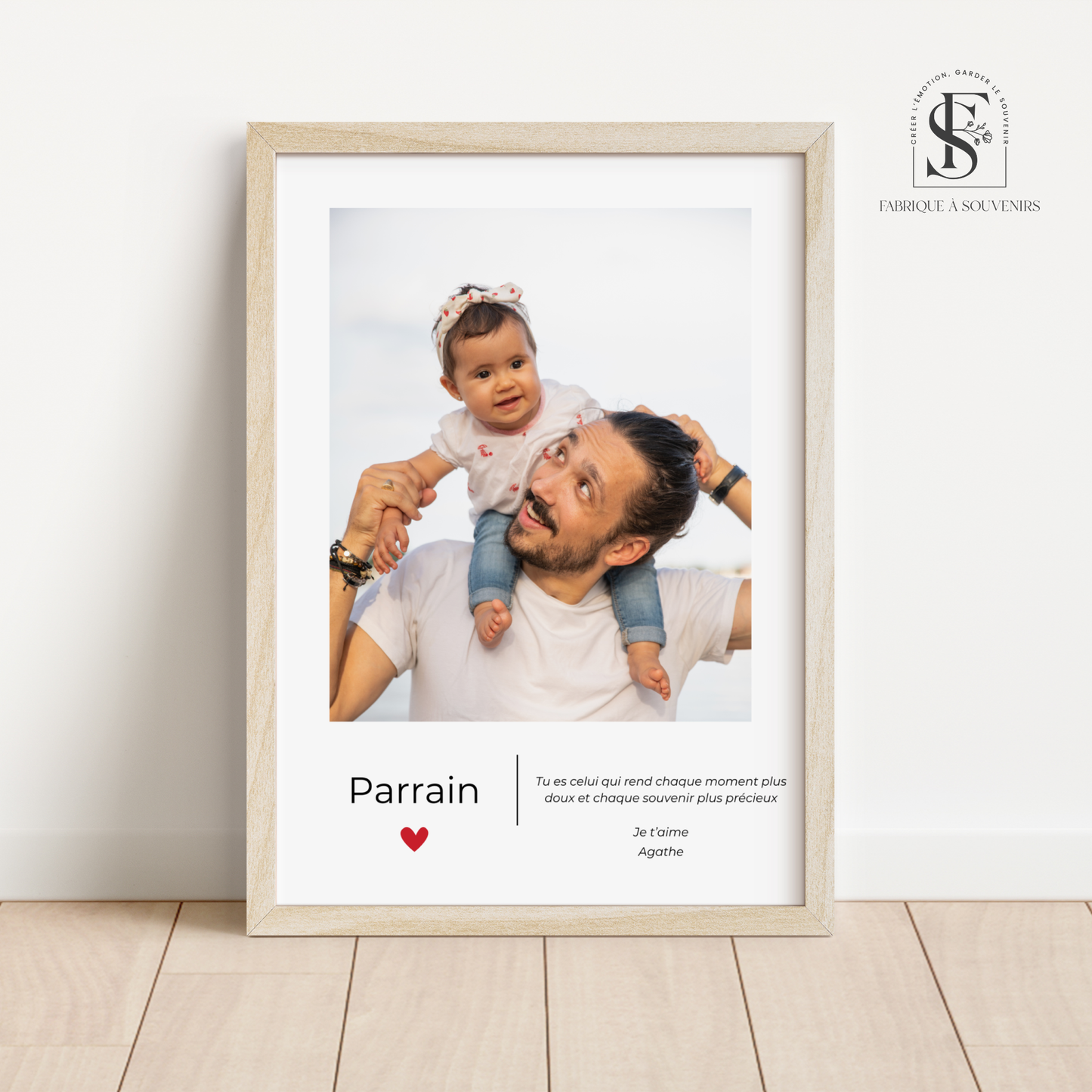 Affiche minimaliste Parrain