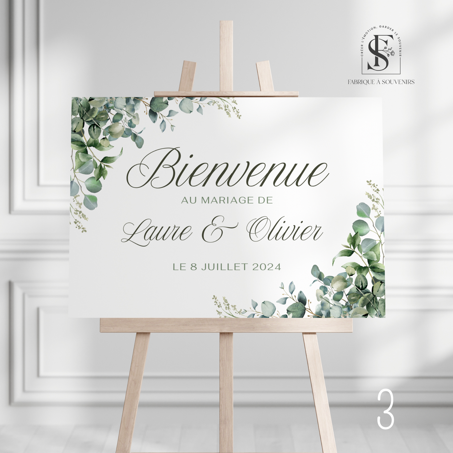 Panneau de Bienvenue Mariage