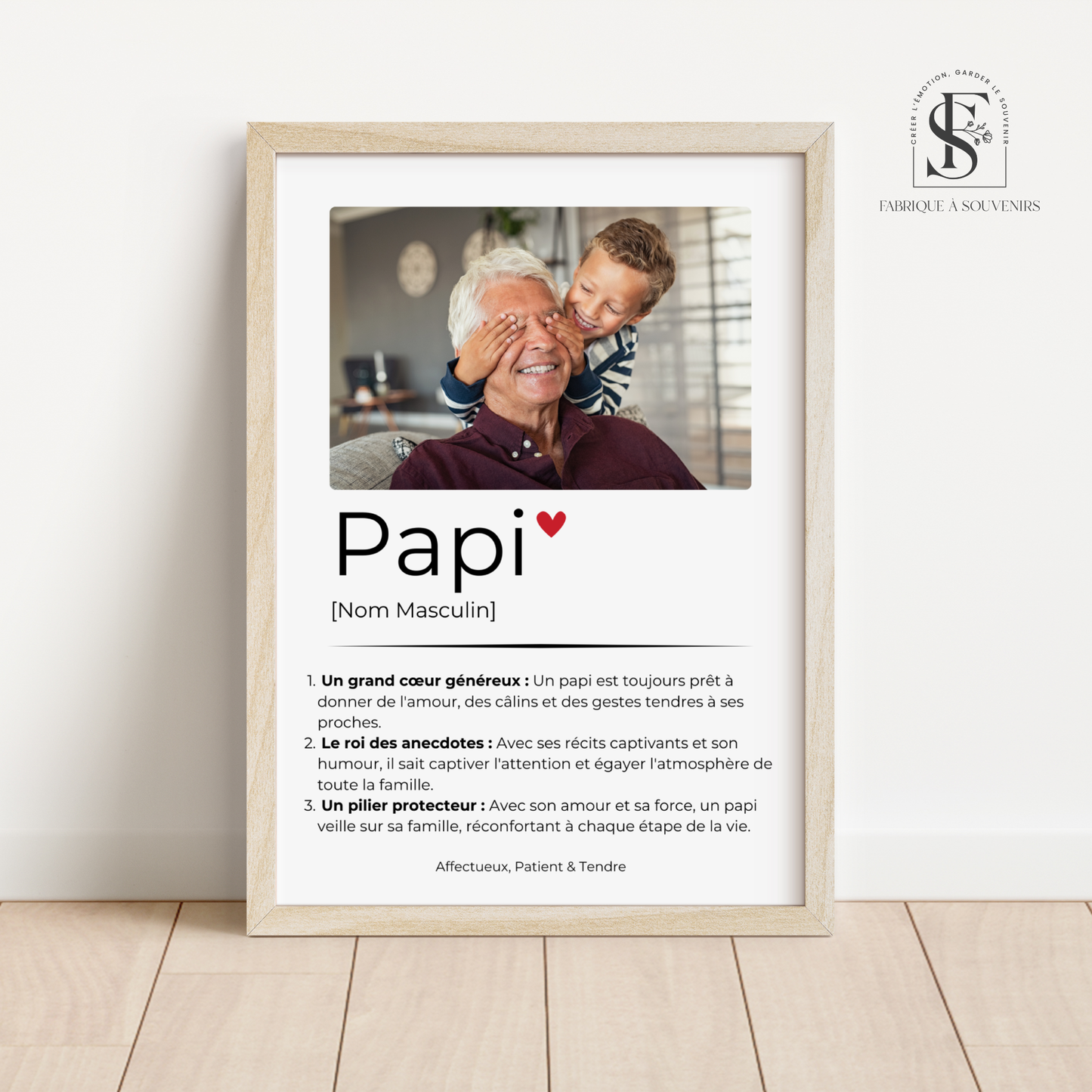 Affiche définition Papi