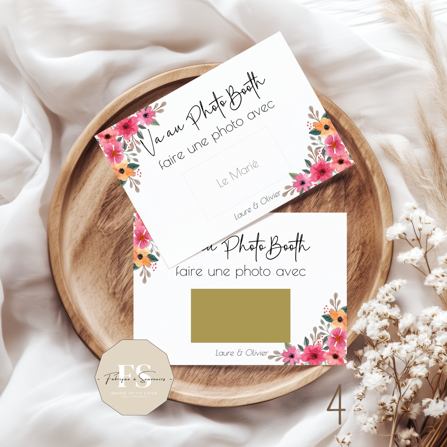 Cartes jeu PhotoBooth