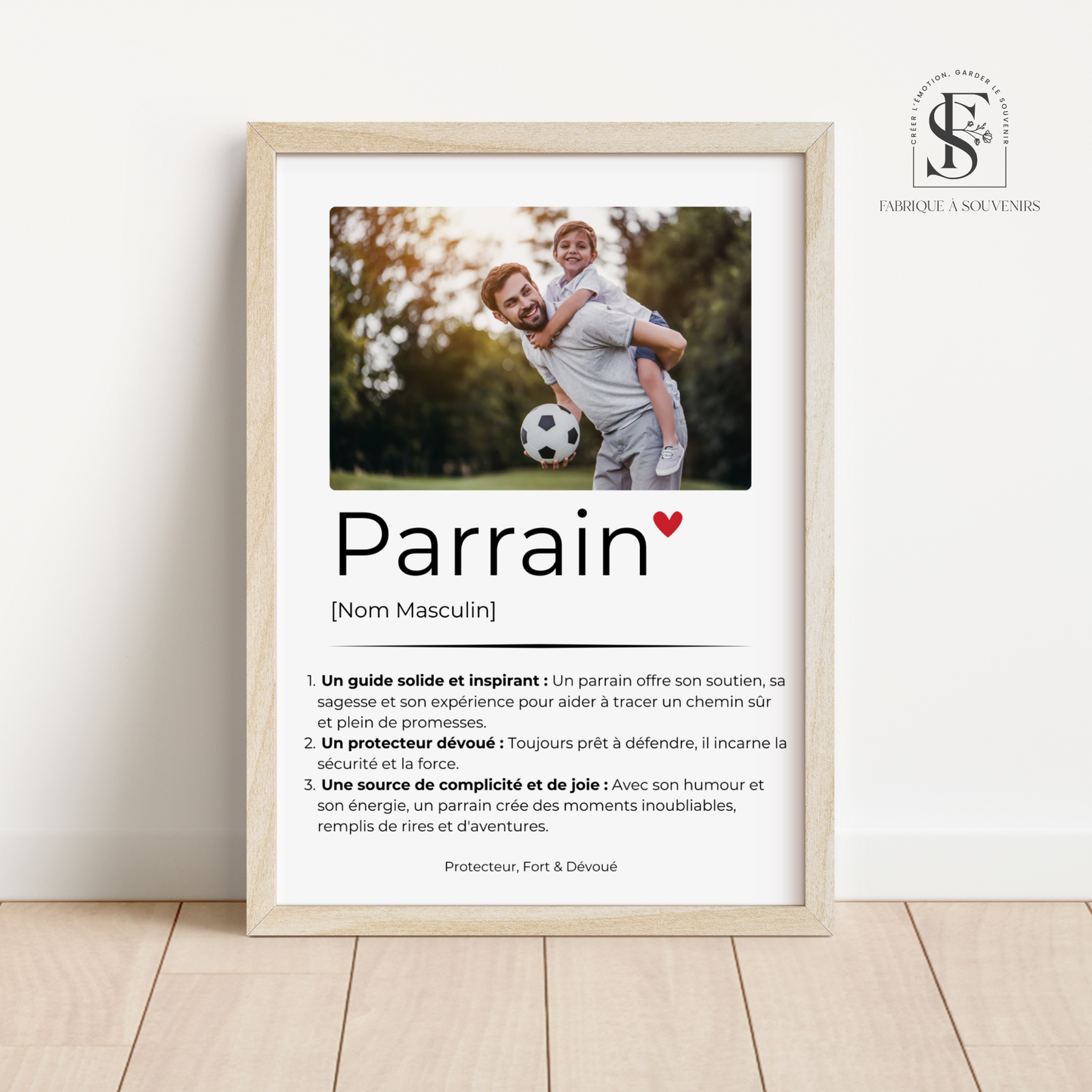Affiche définition Parrain