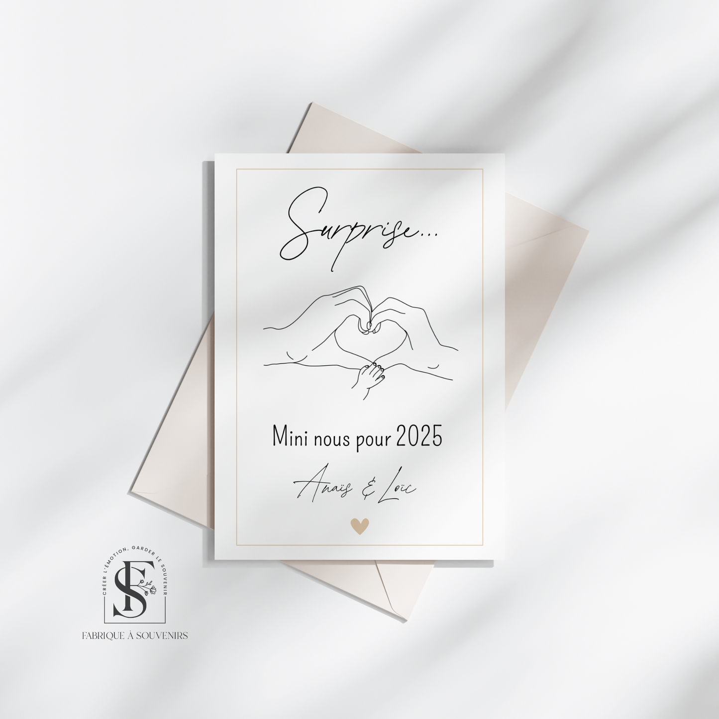 Carte annonce de Grossesse