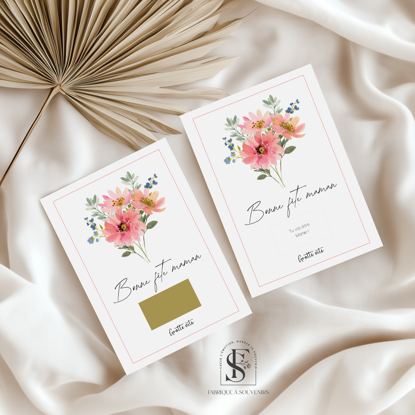 Carte à gratter Fête des mères