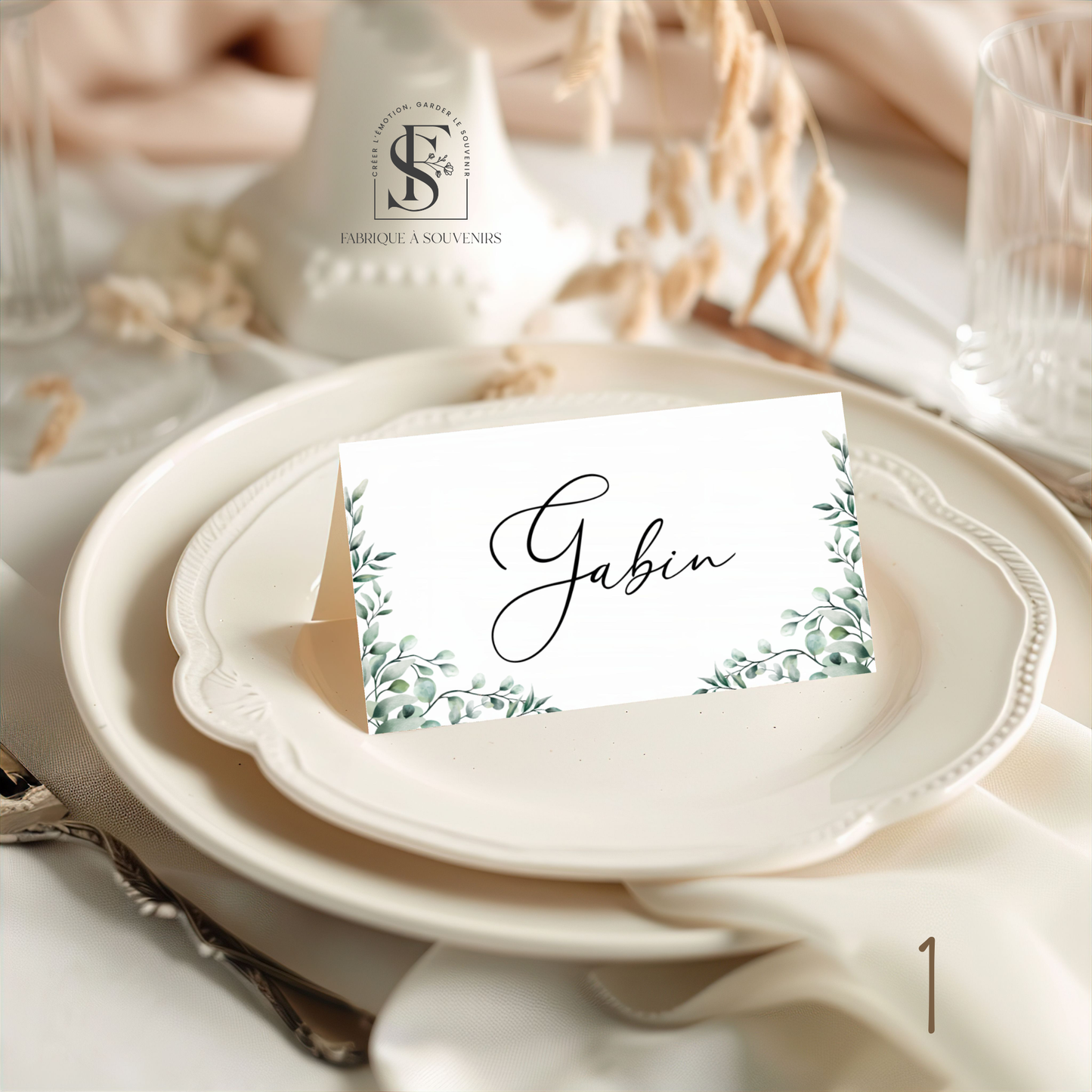 Marque places Baptême