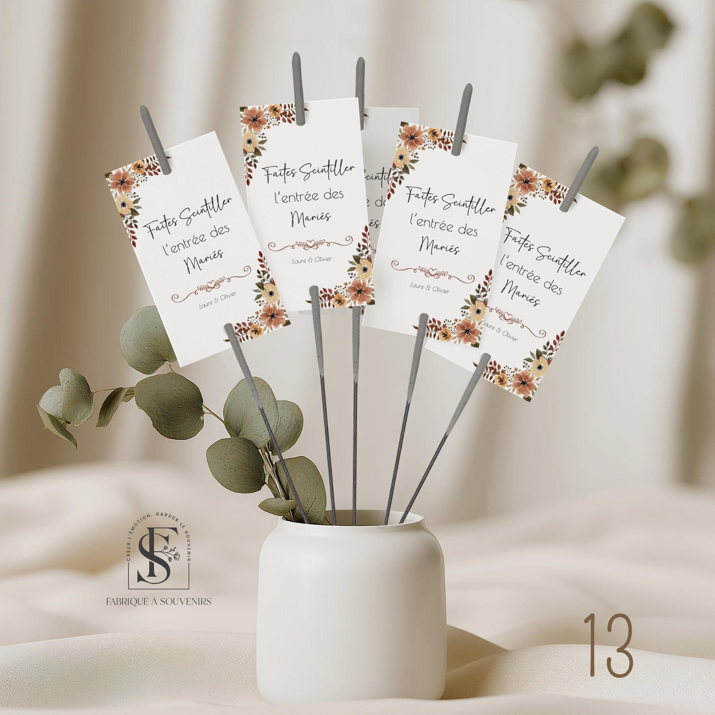 Etiquettes Cierges Magiques