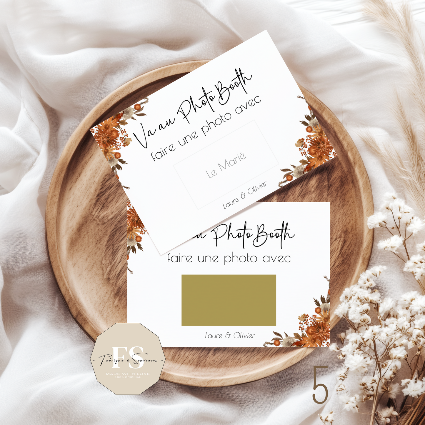 Cartes jeu PhotoBooth