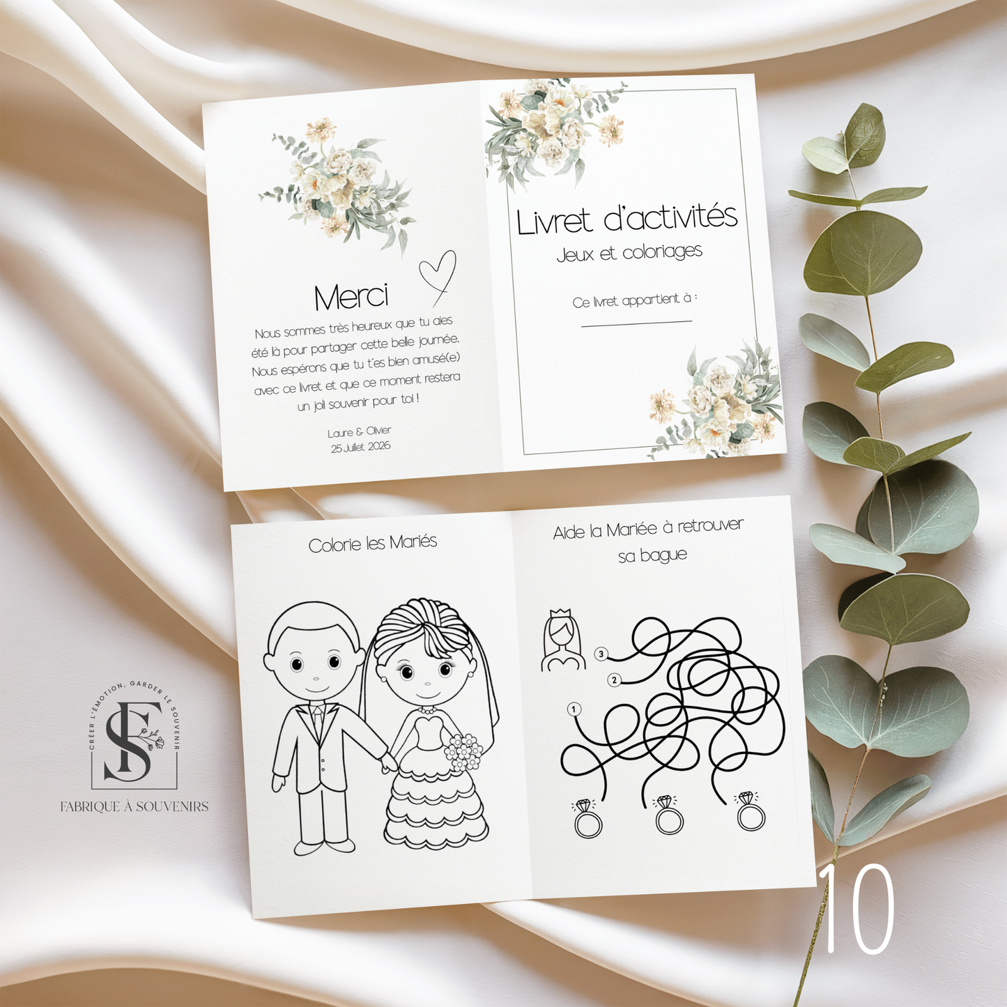 Livret d'activités Mariage