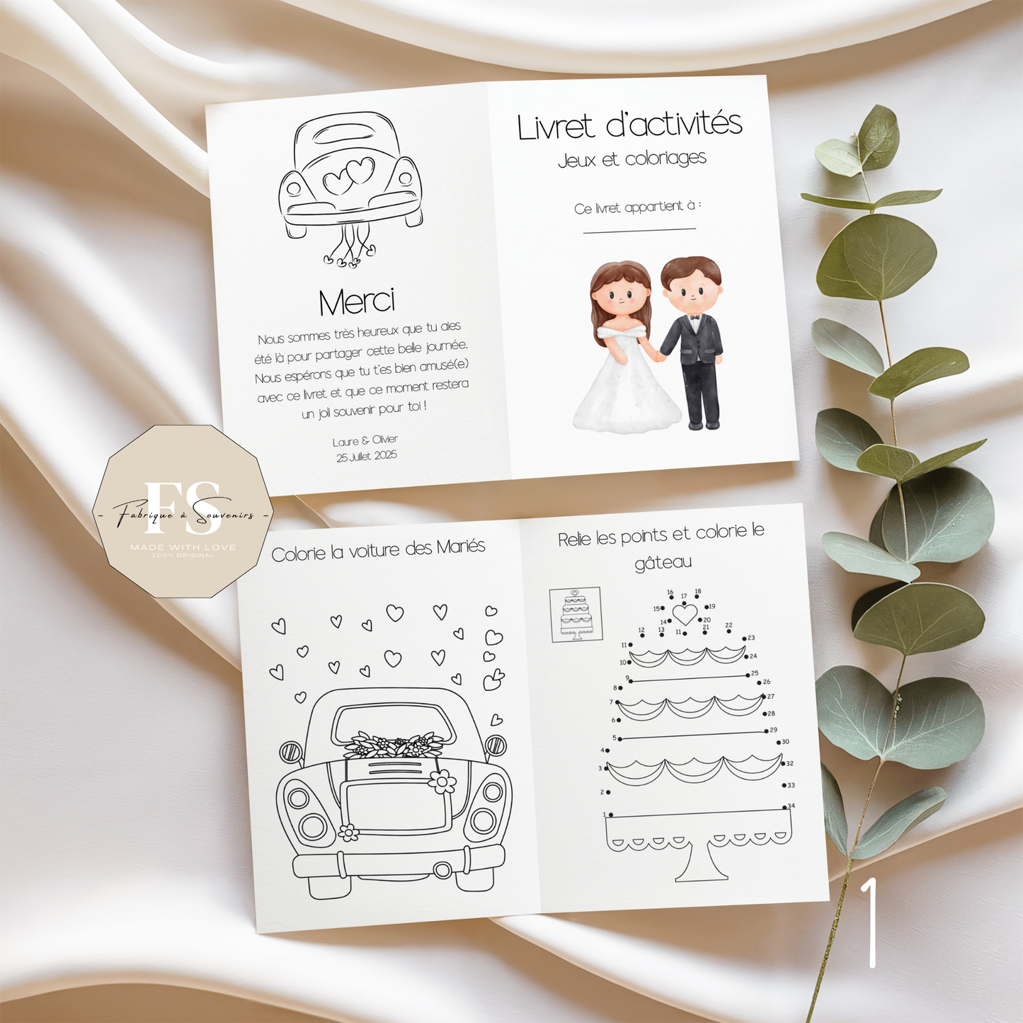 Livret d'activités Mariage