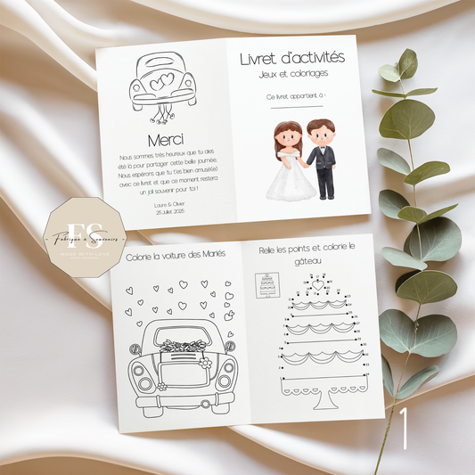 Livret d'activités Mariage