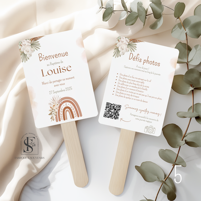 Éventail Baptême - Défis photos