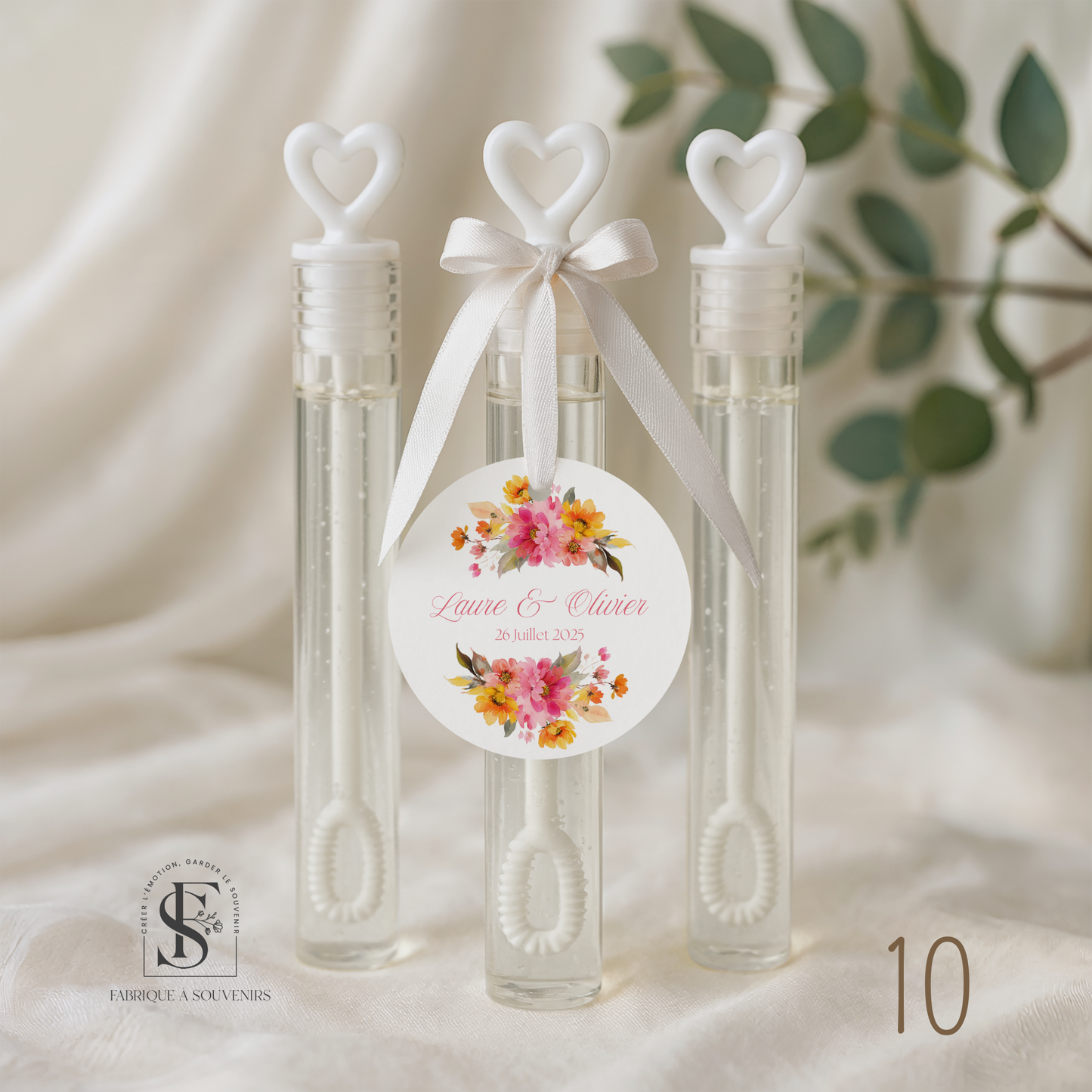 Etiquettes perforées Mariage