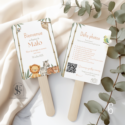 Éventail Baptême - Défis photos