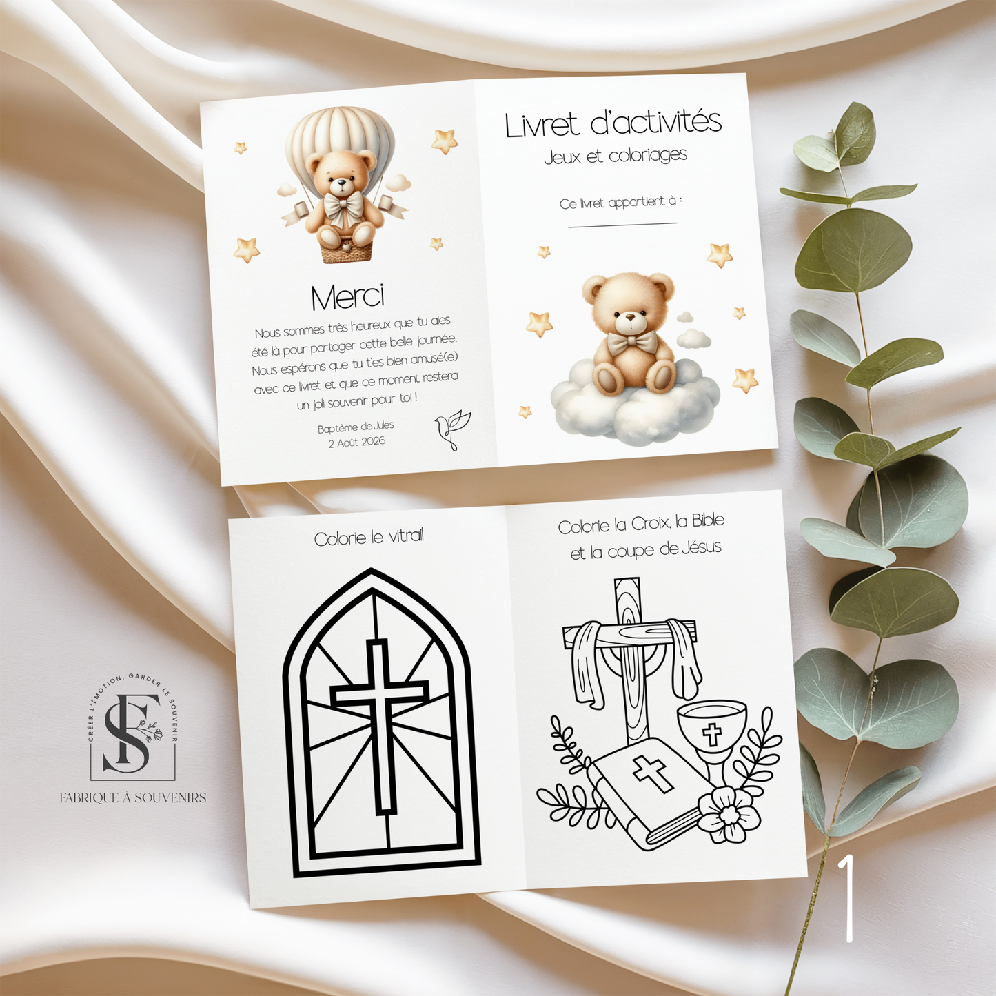 Livret d'activités Baptême