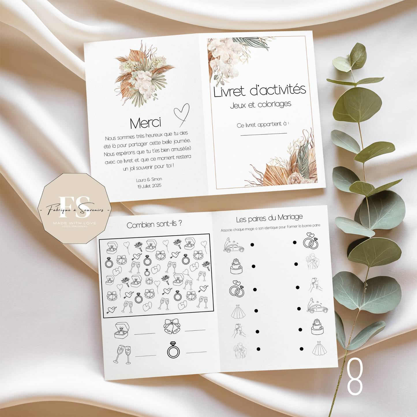 Livret d'activités Mariage