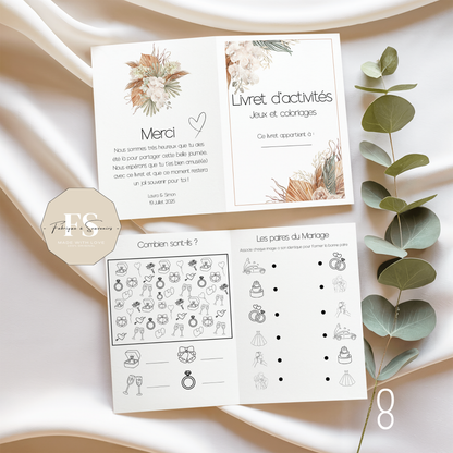 Livret d'activités Mariage