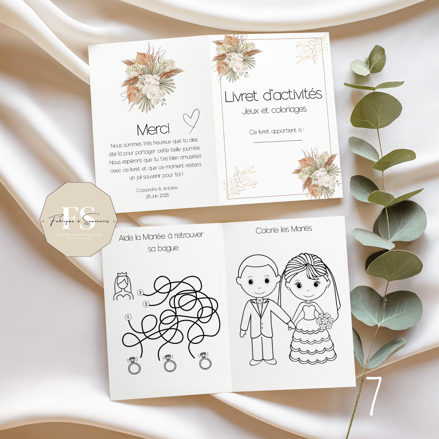 Livret d'activités Mariage