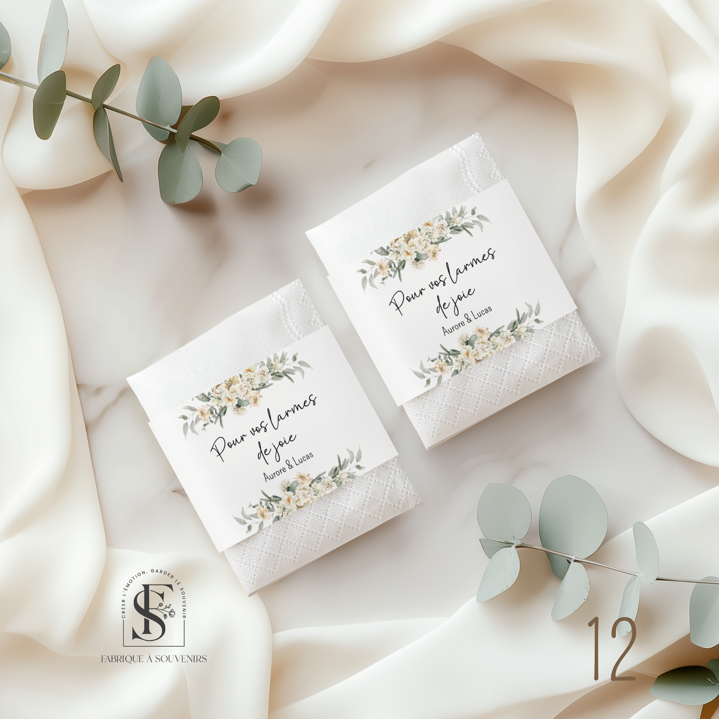 Bandes Mouchoirs "Larmes de joie"