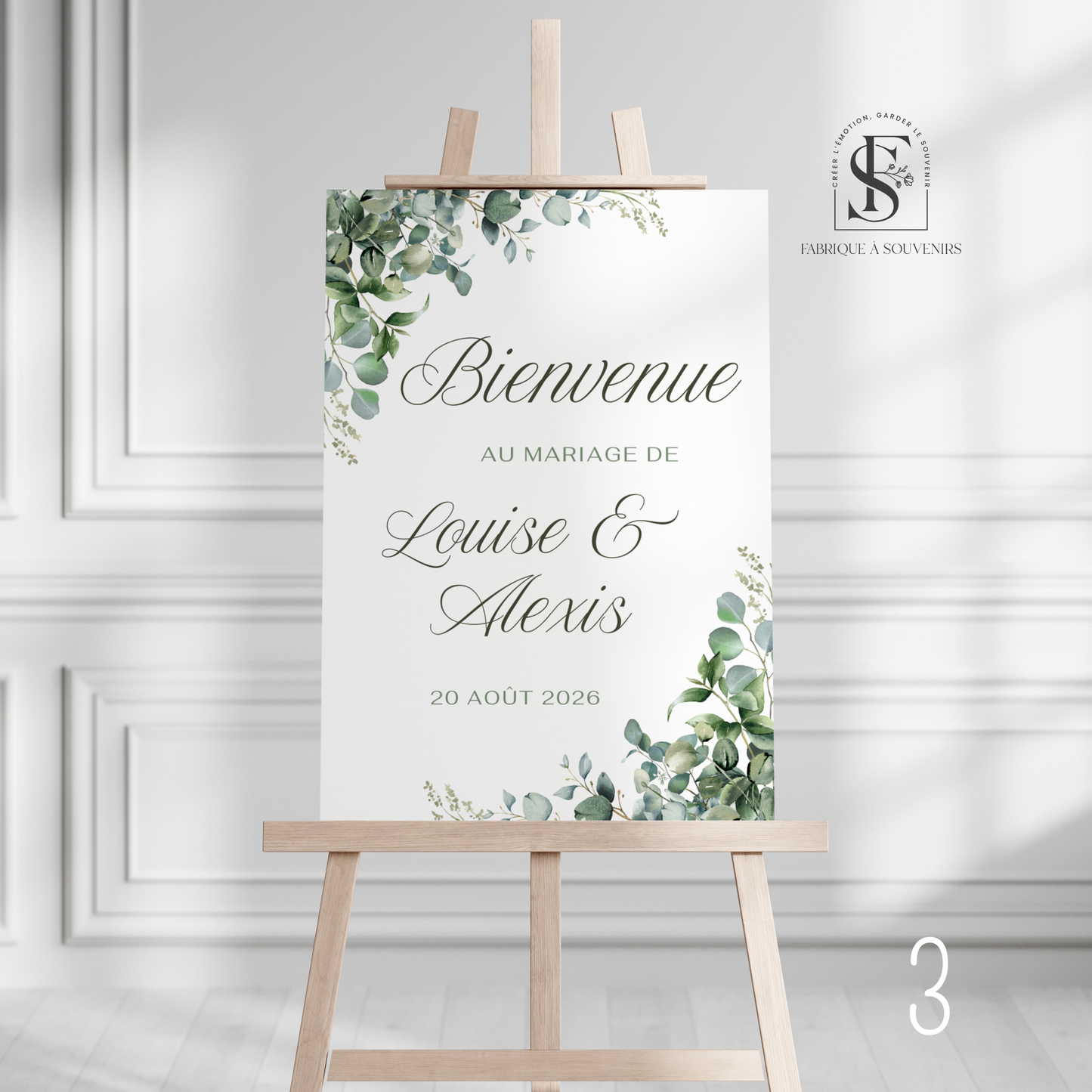 Panneau de Bienvenue Mariage