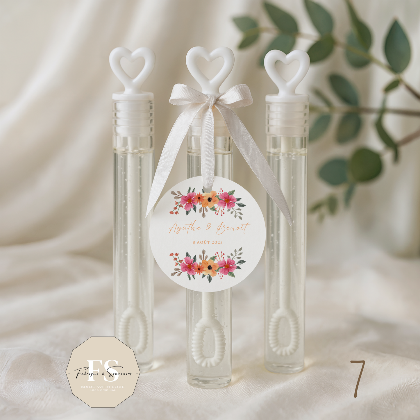 Etiquettes perforées Mariage