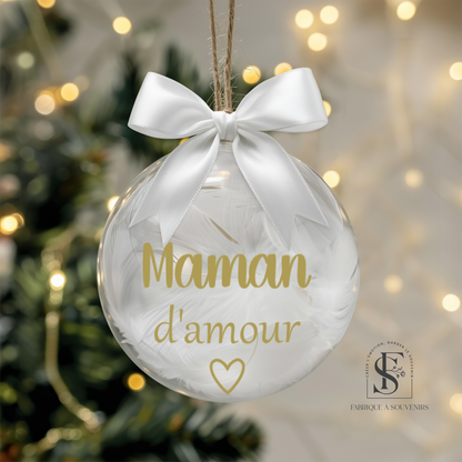 Boule de Noël personnalisée