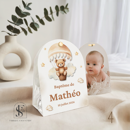 Contenant à dragées Baptême