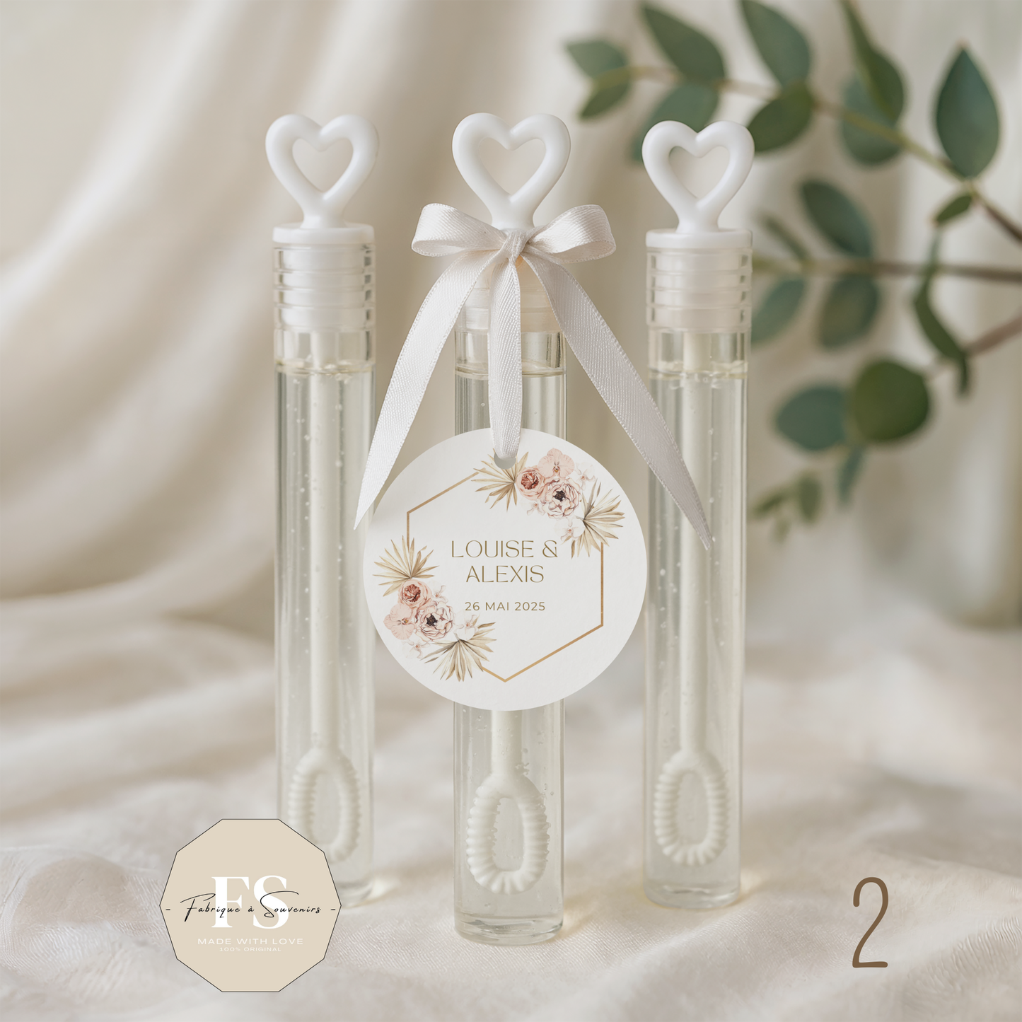 Etiquettes perforées Mariage