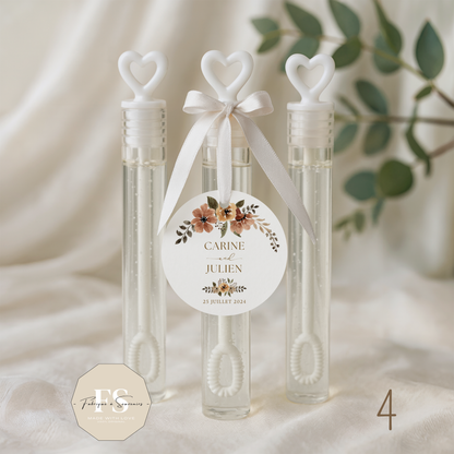Etiquettes perforées Mariage