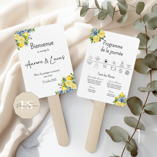Éventail Mariage - Programme journée