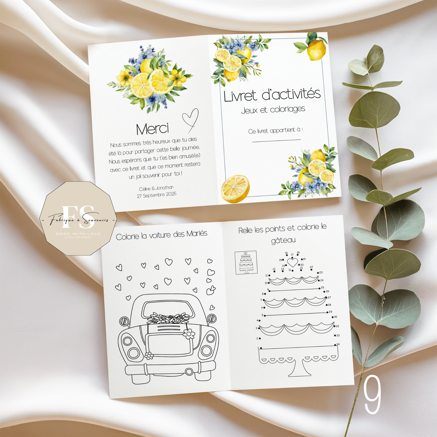 Livret d'activités Mariage