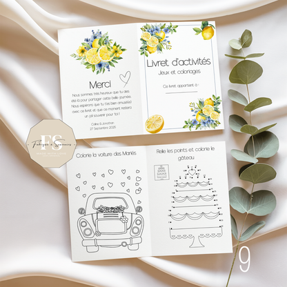 Livret d'activités Mariage