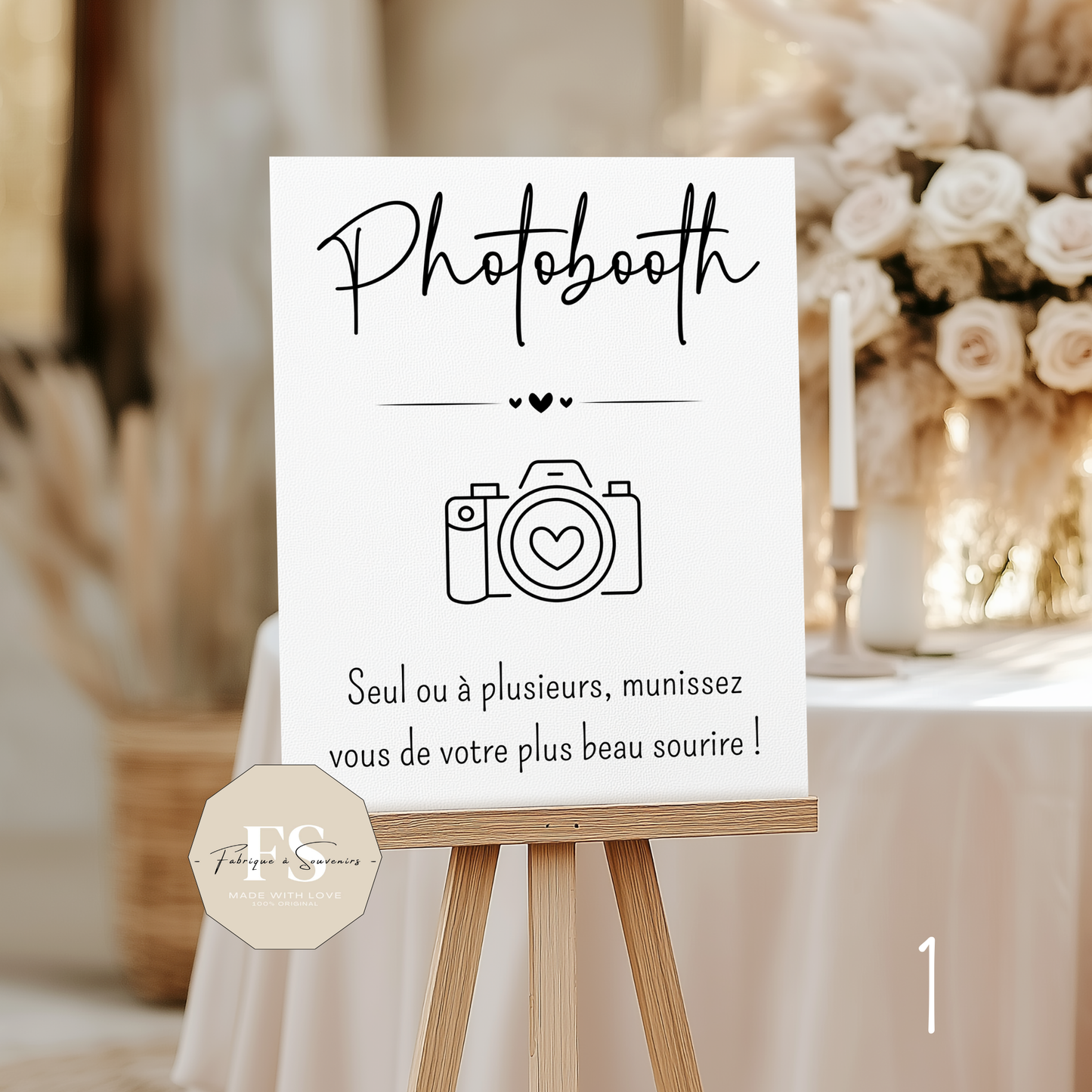 Affiche Mariage Photobooth