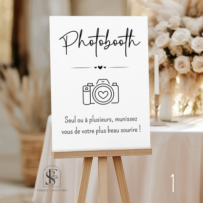 Affiche Mariage Photobooth