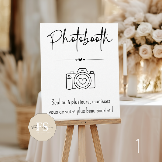 Affiche Mariage Photobooth