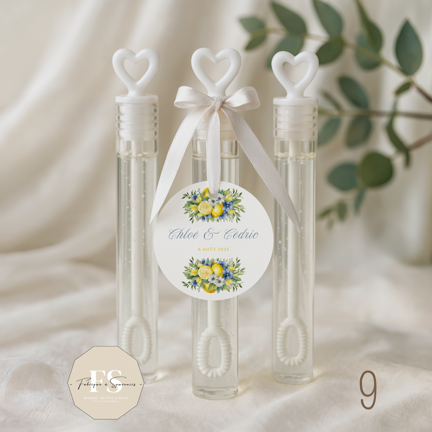 Etiquettes perforées Mariage