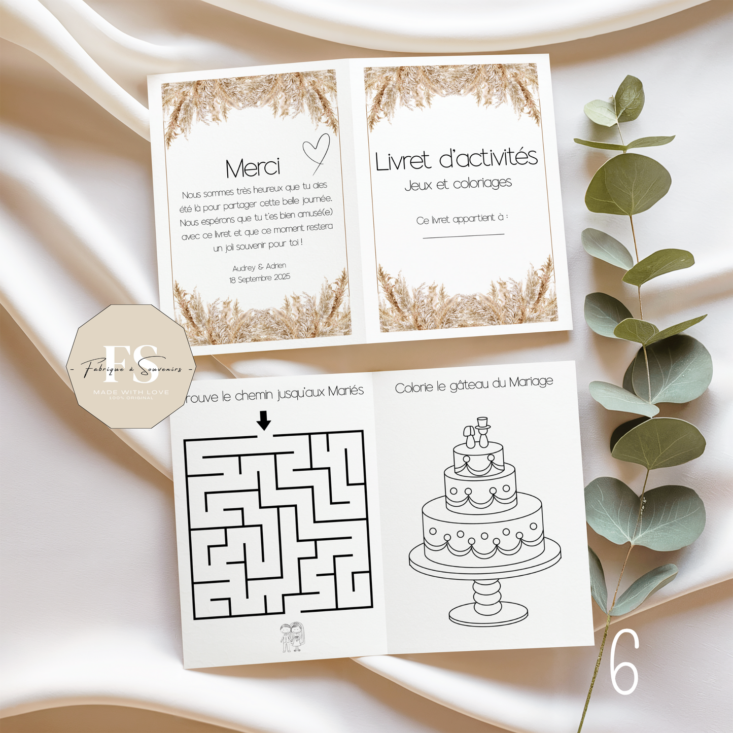 Livret d'activités Mariage