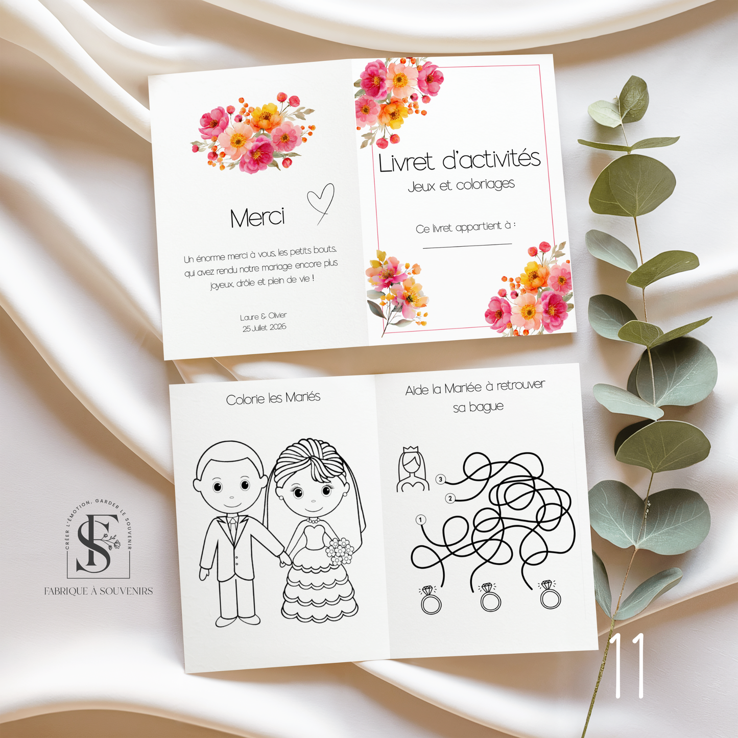 Livret d'activités Mariage