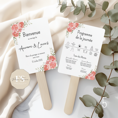 Éventail Mariage - Programme journée