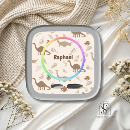 Sticker Toniebox 2 personnalisé dinosaure motif avec prénom – Autocollant enfant