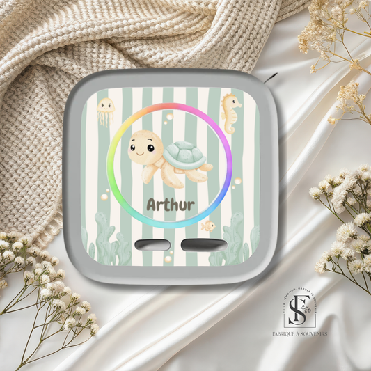 Sticker Toniebox 2 personnalisé tortue pour enfant – Autocollant décoratif